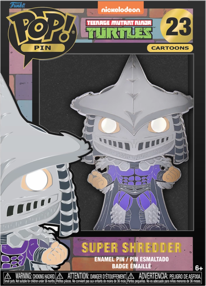 Pin enamel Funko POP! Teenage Mutant Ninja Turtles Super Shredder #23