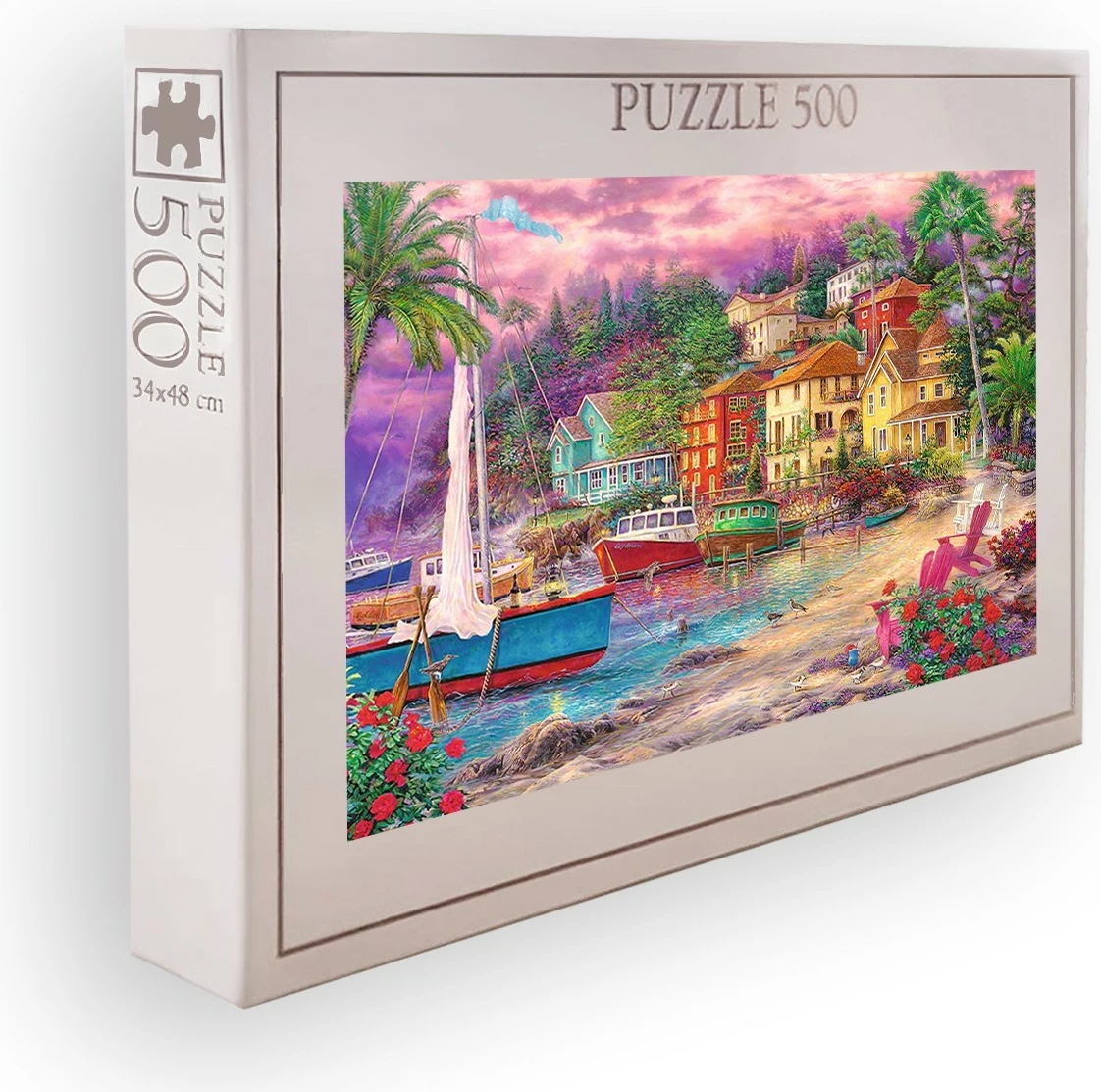 Puzzle 500 copa, Evila Originals, shumëngjyrësh, PZL_054_500