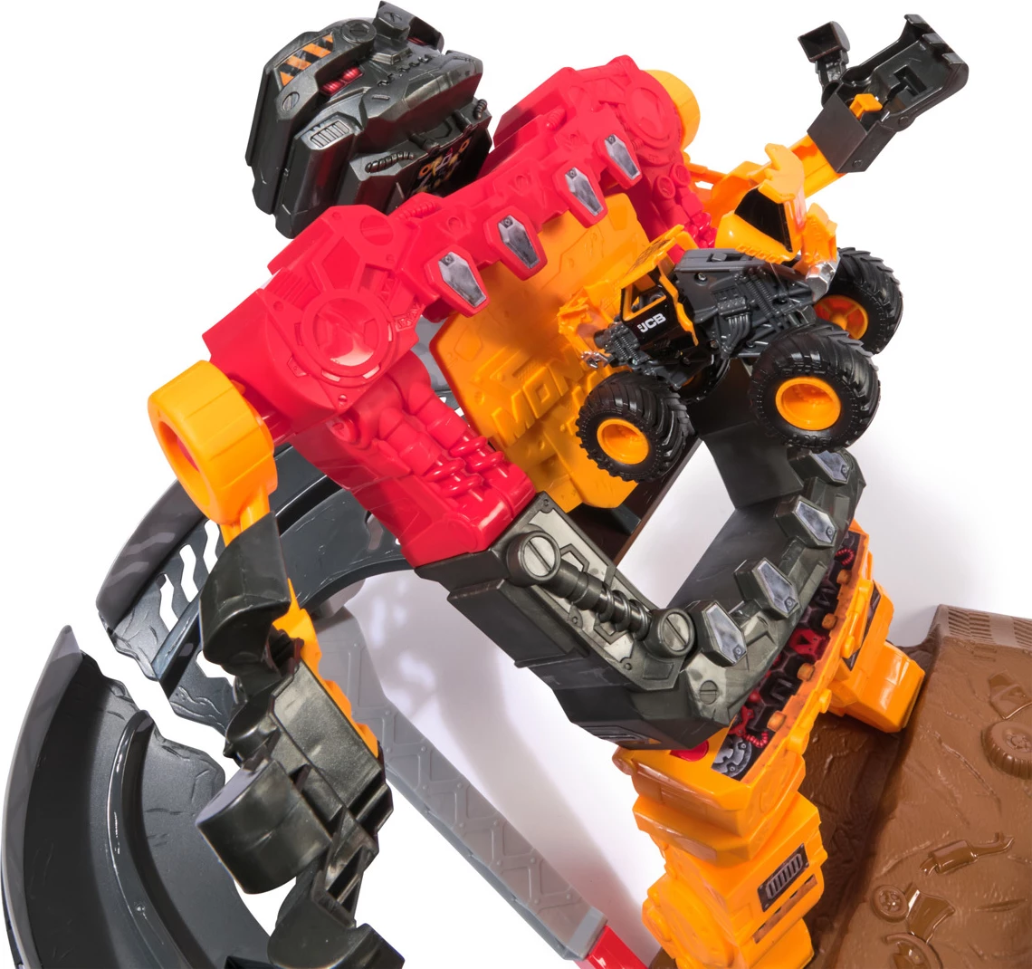 Monster Jam Smashbot Pistë Garash – Shpërthim dhe Përplasjesh