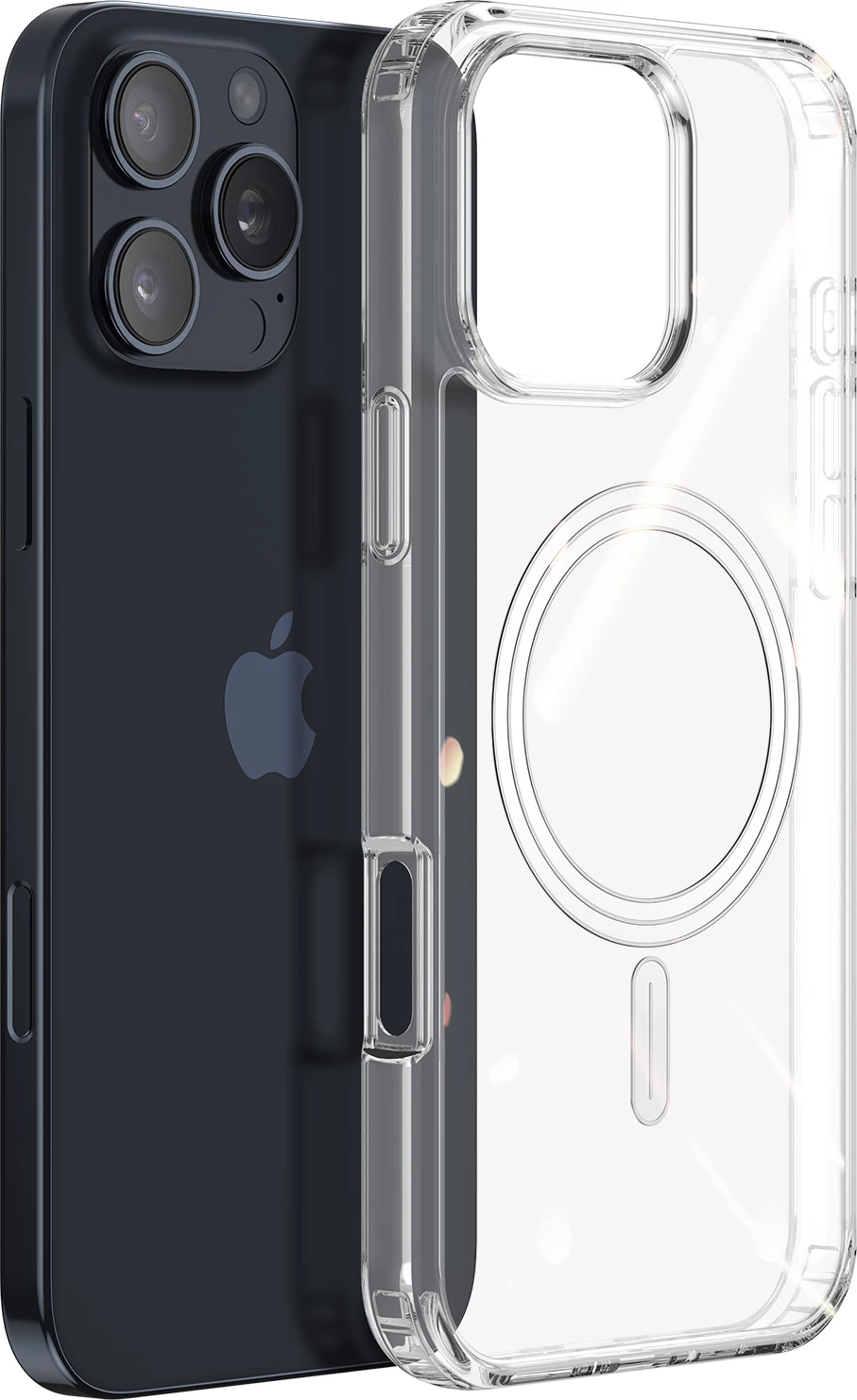 Mbështjellës Dux Ducis Clin Mag për iPhone 16 Pro, MagSafe, transparent