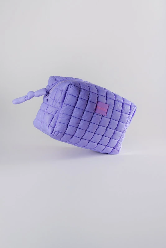 Noelle Cosmetic Bag Bubble Pouch Purple - big