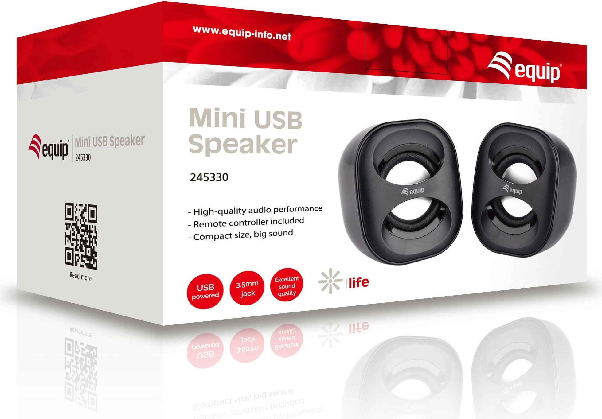 Boks USB mini Equip 2.0, 3W, i zi