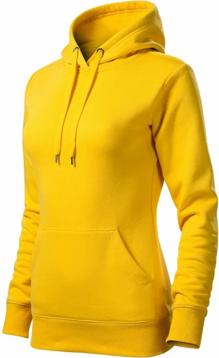 Duks me kapuç Malfini për femra, ngjyrë e verdhë