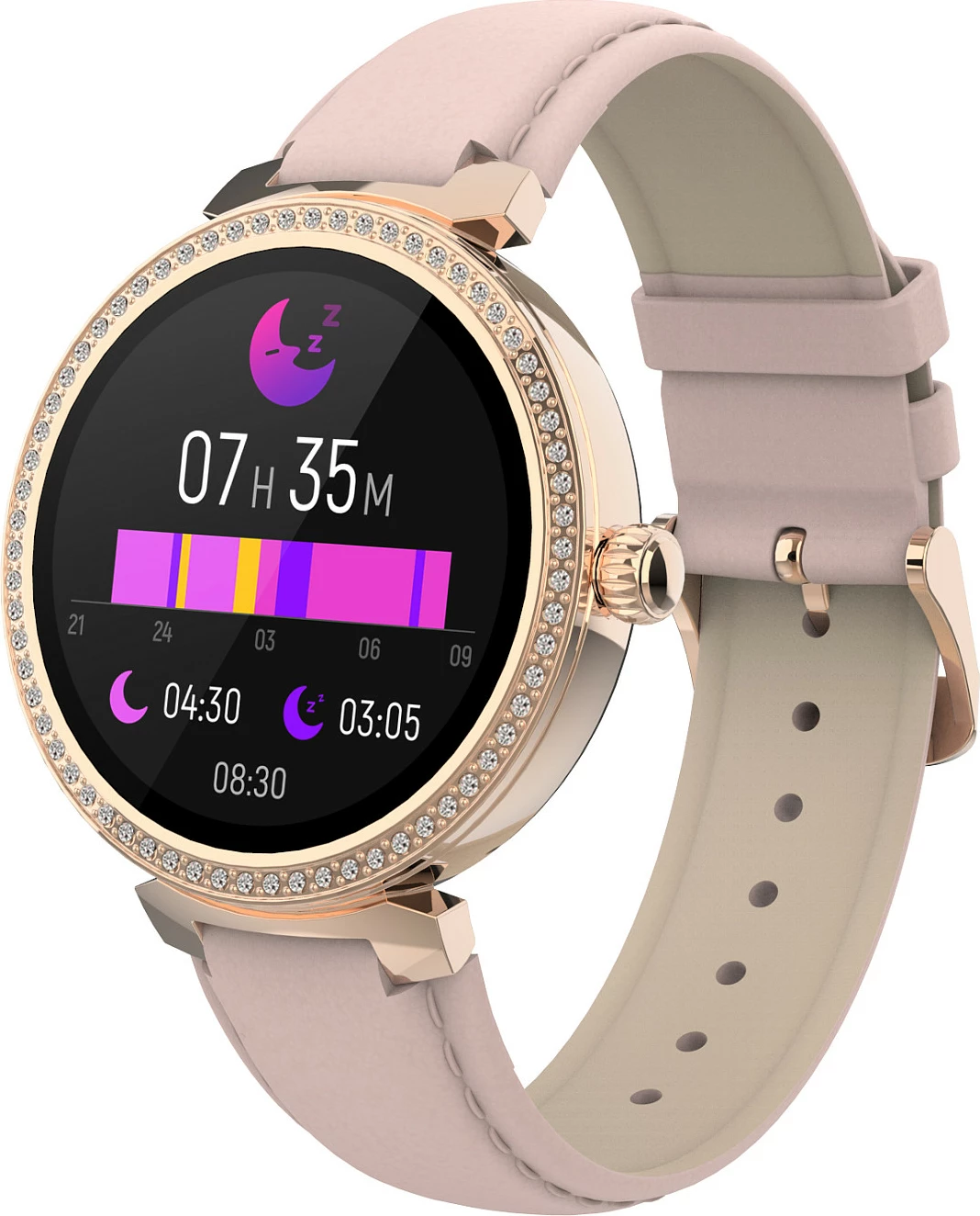 Smartwatch Denver SWC-342RO, 1.2" IPS Touchscreen, Bluetooth, rozë