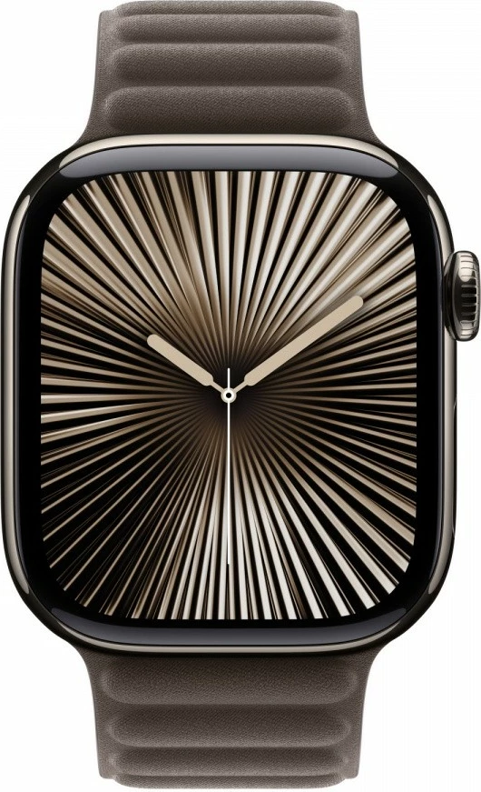 Rrip magnetik Apple për Apple Watch, MXWP3ZM/A, FineWoven, M/L, kafe-gri