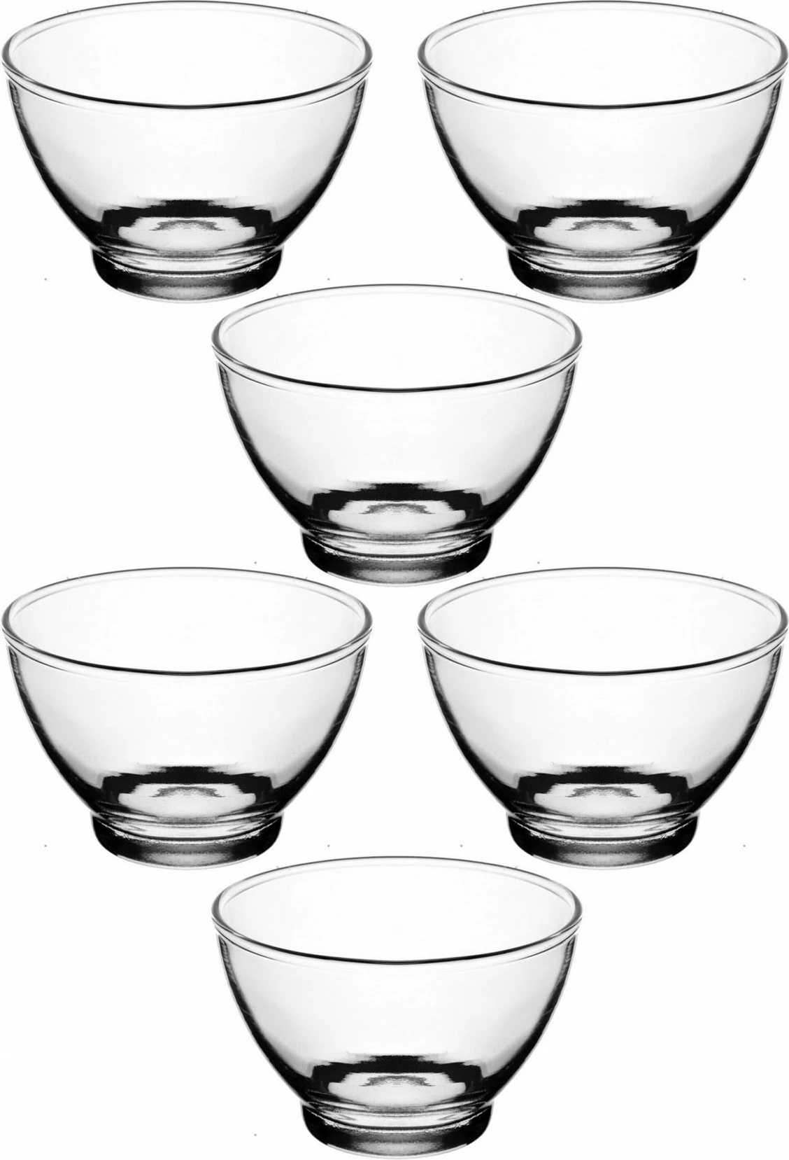 Set tasash prej qelqi (6 copë), Hermia Concept, BL7347GCL