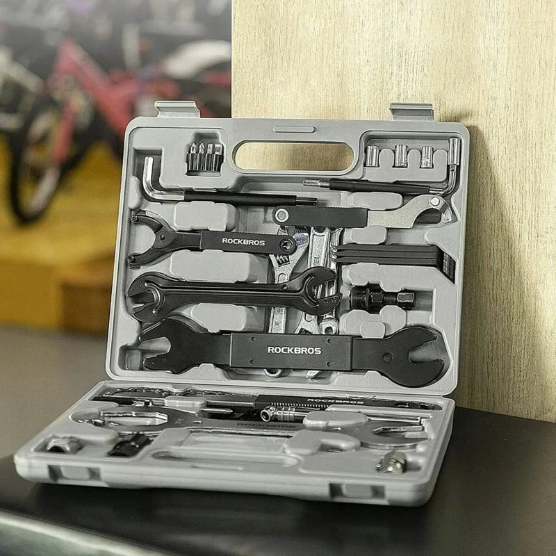 Set veglash për servis biçiklete Rockbros 43210810001, gri