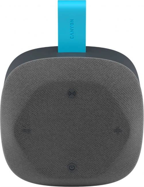 Altoparlant CANYON Hexagon 10, Bluetooth 5.3, TWS, 8W, IPX5, USB-C, 2500mAh, Gri/Blu