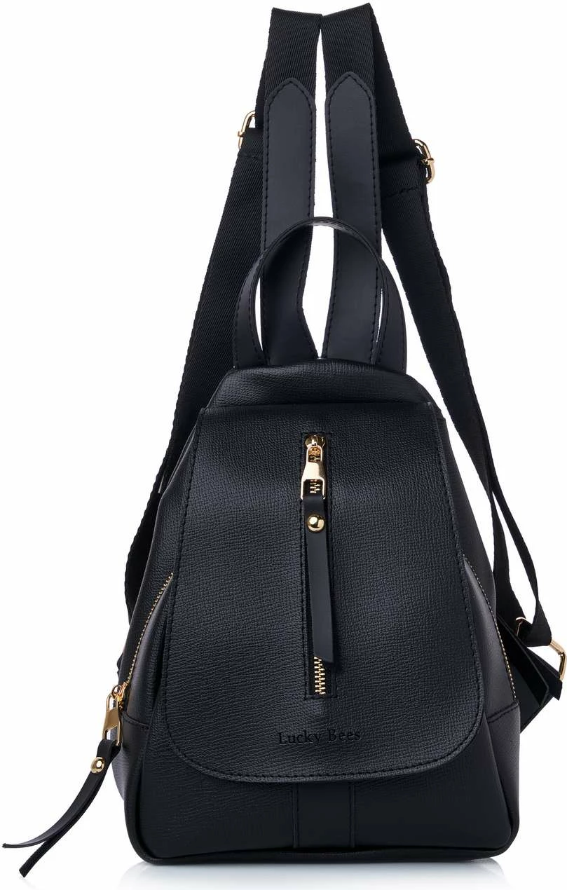 Çantë shpine Lucky Bees, e zezë, 945 v2