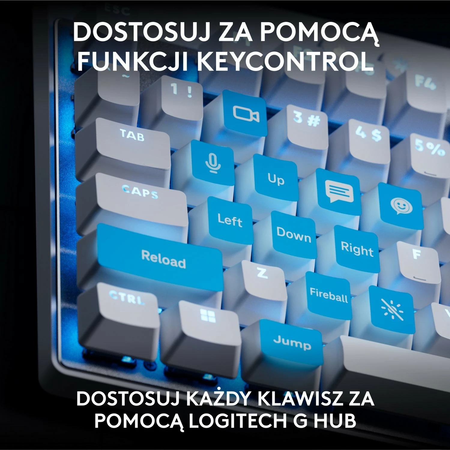 Tastierë Logitech G Pro X TKL Rapid, RGB, e bardhë