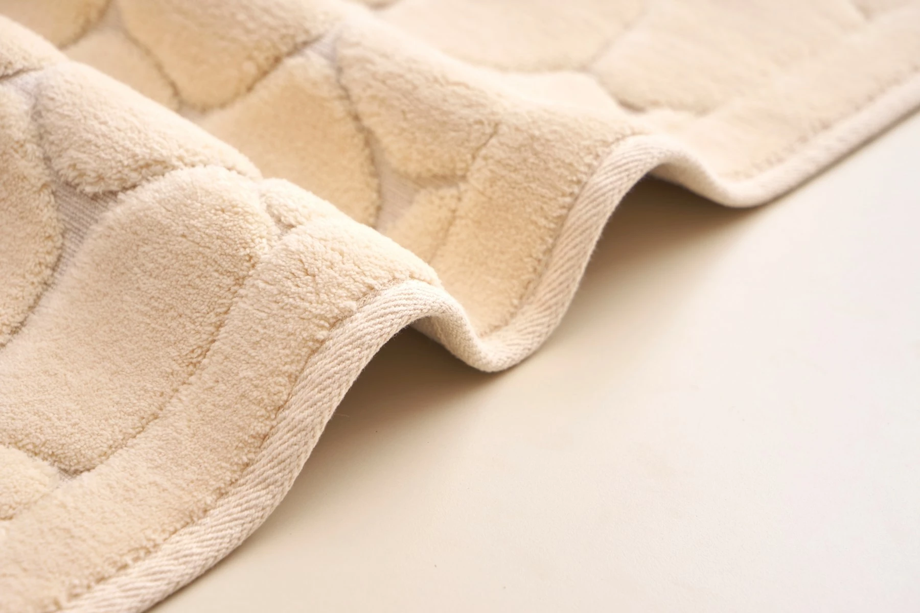 Set tapetash për banjo, 2 copë, pambuk, ngjyrë kafe e çelët, Mijolnir 000127