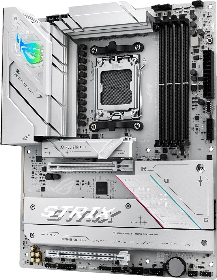 Pllakë amë ASUS ROG STRIX B850-A GAMING WIFI, Socket AM5, ATX, Bardhë