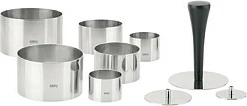 Set unaza formuese ushqimi Gefu, 10 pjesë, inox