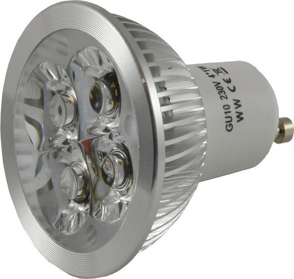 Llambë LED spot Synergy21 GU10 4W 440 lm 7000K, alumin