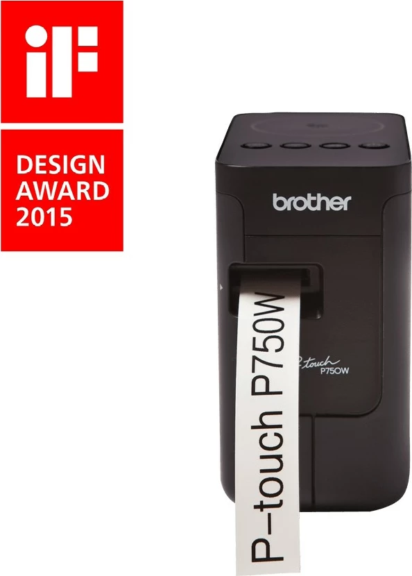 Printer etiketash Brother PT-P750W, Wi-Fi & USB, i zi