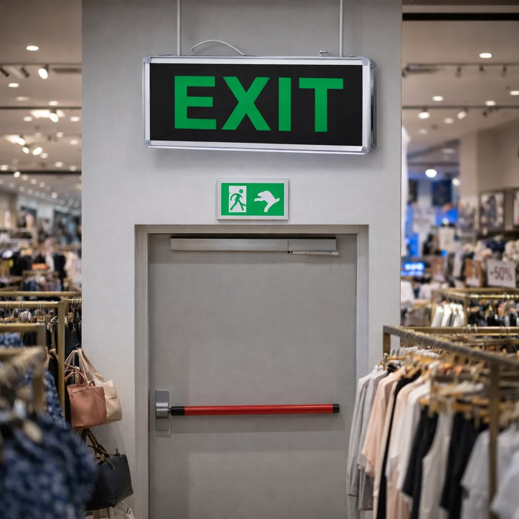 Dritë emergjente EXIT LED