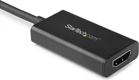 Adapter DisplayPort në HDMI StarTech DP2HD4K60H, 4K 60Hz HDR, 0.12m, i zi