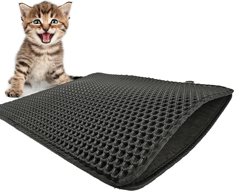 Tapet për tualet mace DIAMENTIQ, 40x50cm, EVA, zi