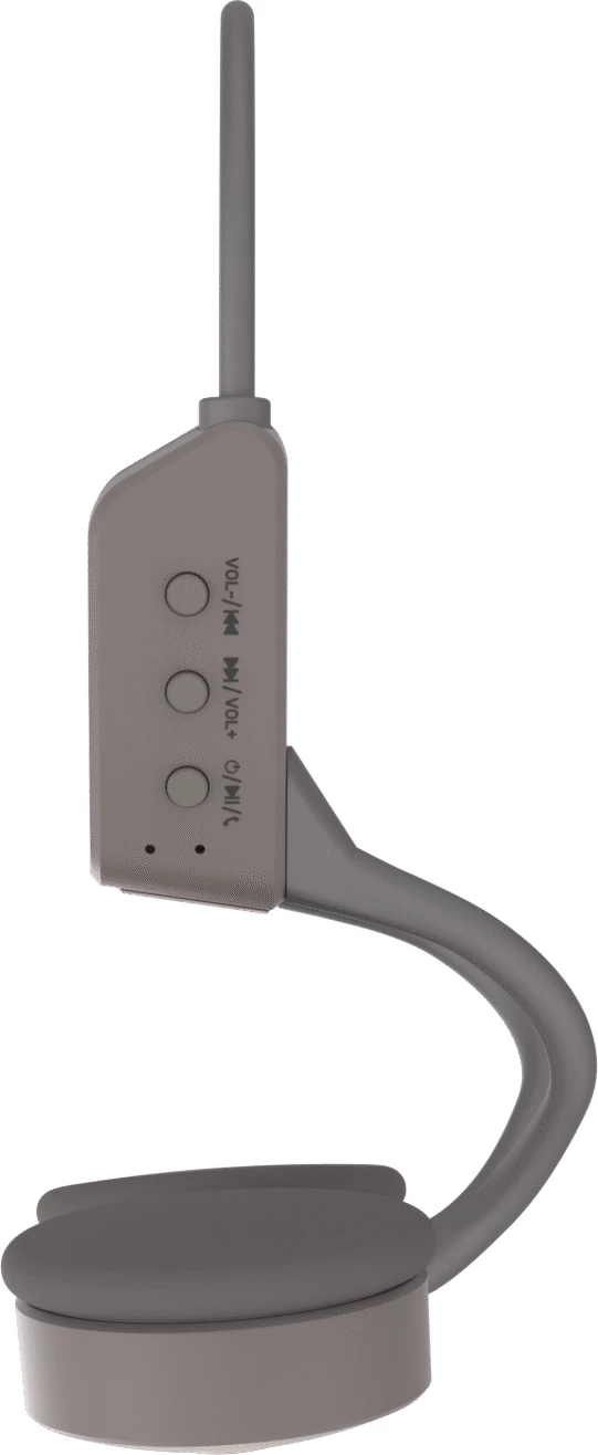 Kufje wireless Aiwa HPB-SW20 Bluetooth 5.3, 12 orë bateri, gri e errët