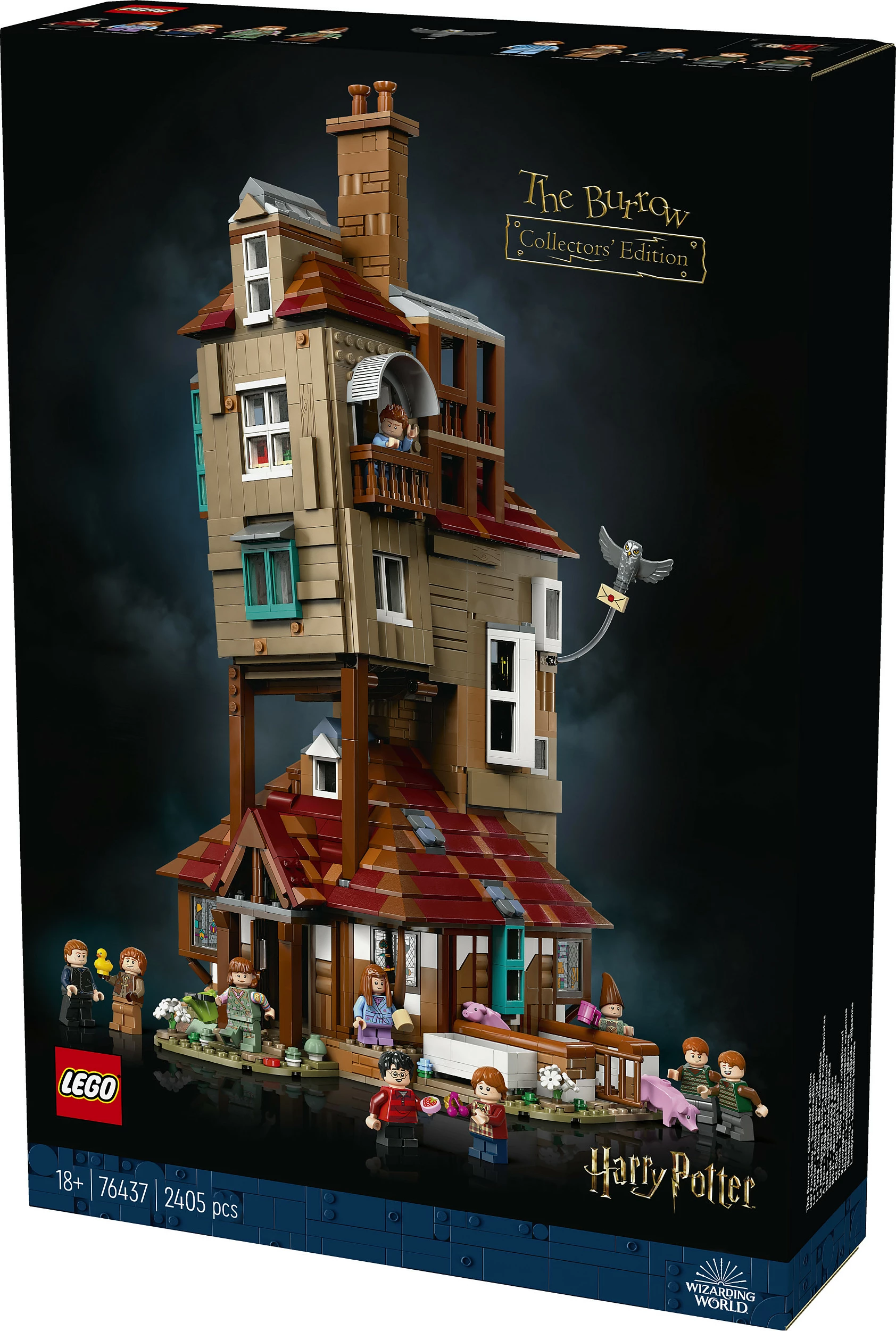 Set ndërtimi LEGO The Burrow, Koleksionist, 2405 pjesë, shumëngjyrësh