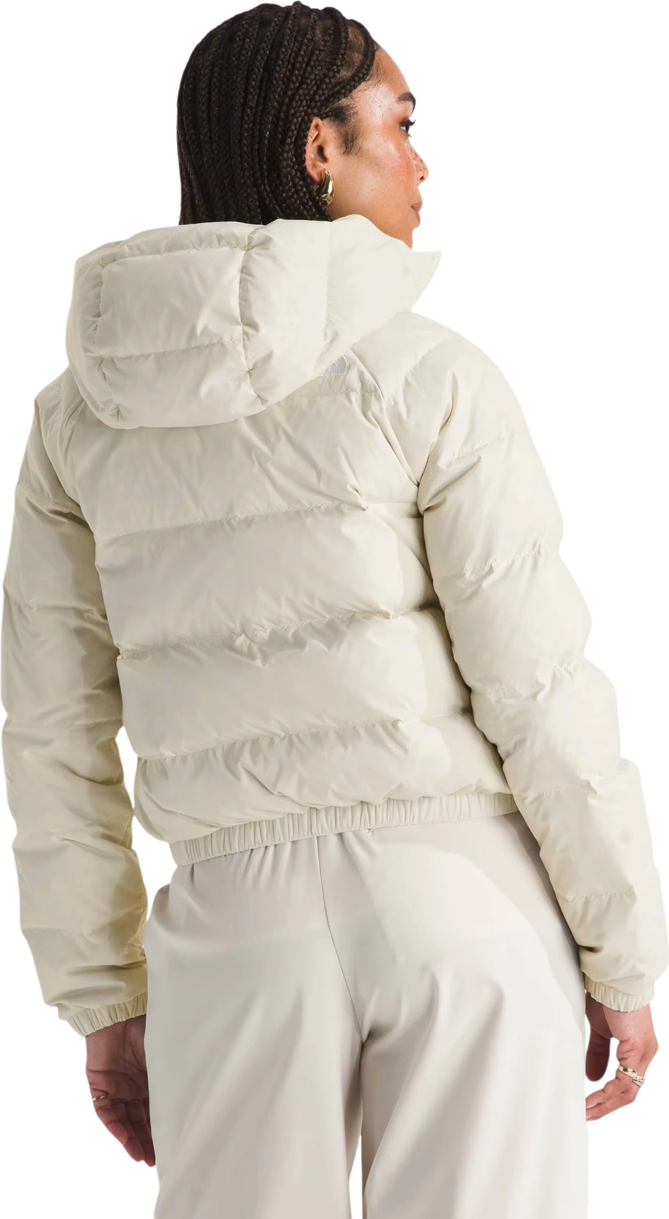 Jakne për femra The North Face HYDRN DWN Hoodie NF0A5GGG, e bardhë [Madhësia: M]