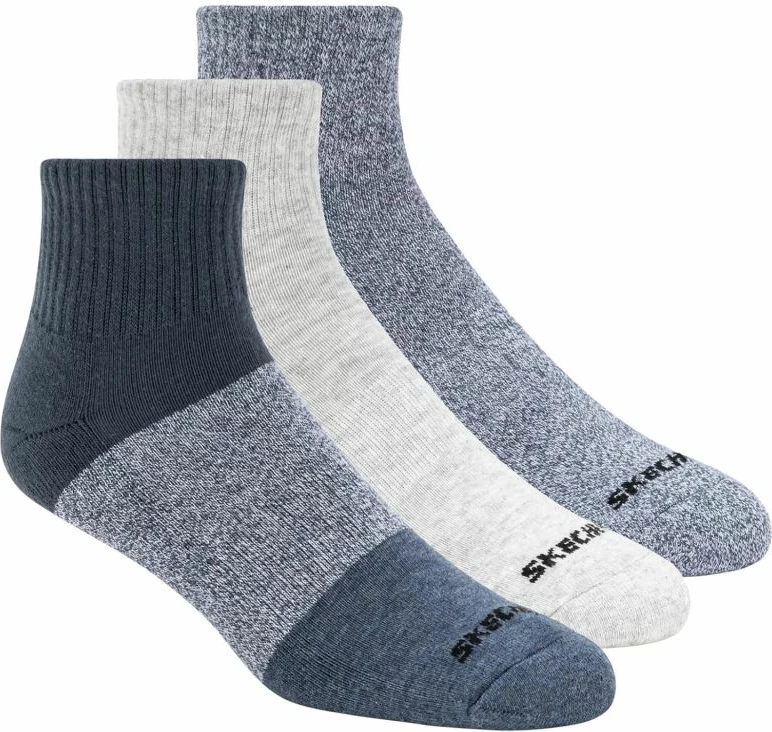 Çorape të shkurtra për meshkuj Skechers, shumëngjyrëshe