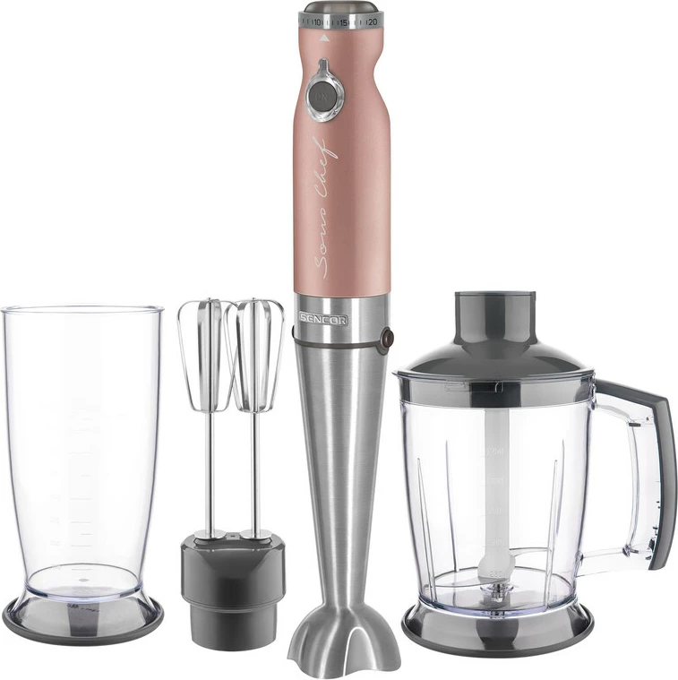Blender dore 4-në-1 Sencor SHB 5605RS-EUE3, rozë