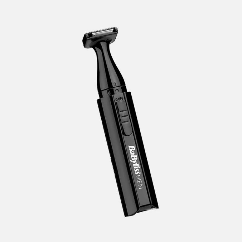 Makinë qethëse BaByliss Men E978E, teh Carbon Titanium, me kabëll/pa kabëll, 26 gjatësi 0.5-25mm, 60 min, e zezë, me krehër mjekre + mini-trimmer