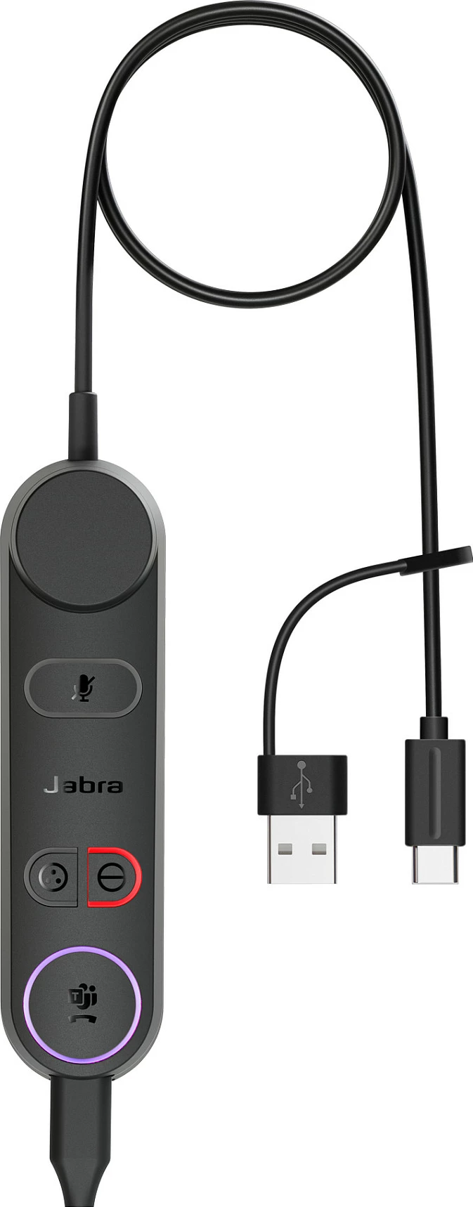 Kontroller USB për kufje Jabra Engage 50 II Link, USB-C/USB-A, MS, e zezë