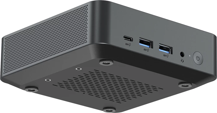 Mini kompjuter Minix N512i5, Intel Core i5-12600H, 16GB RAM DDR5, 1TB NVMe SSD, Windows 11 Pro, gri, set me VESA/HDMI/adapter