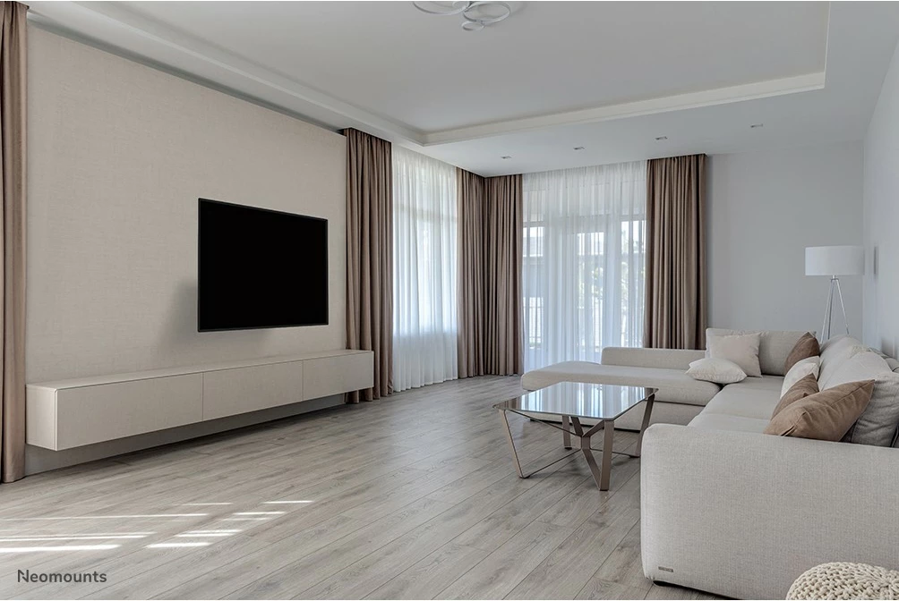 Mbajtës muri për TV Neomounts WL40-540BL14, full motion, 32-55 inç, VESA 400x400, e zezë