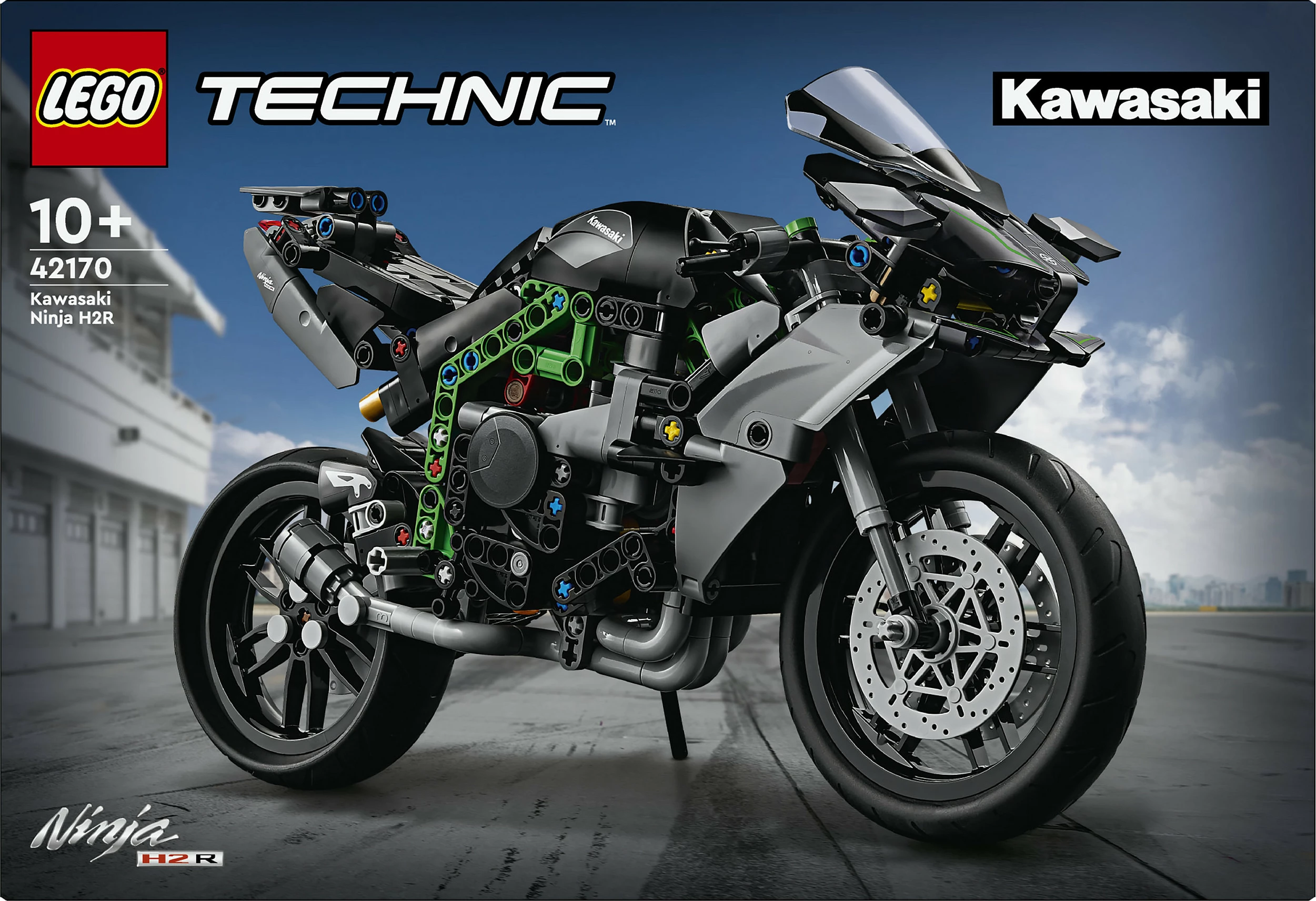 Set ndërtimi LEGO Technic Kawasaki Ninja H2R, 643 pjesë, shumëngjyrësh