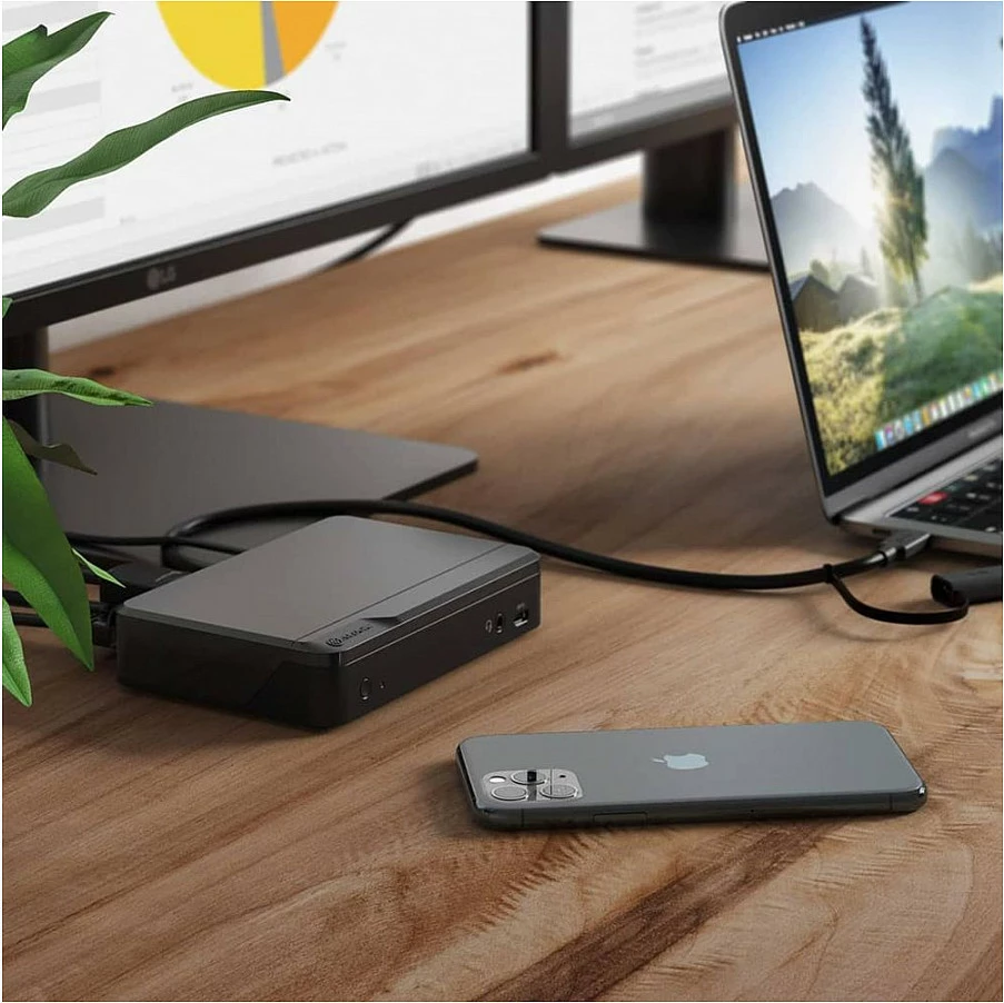 Docking station ALOGIC Universal Twin HD USB-C & USB-A, 85W, 2x HDMI, RJ-45, e zezë