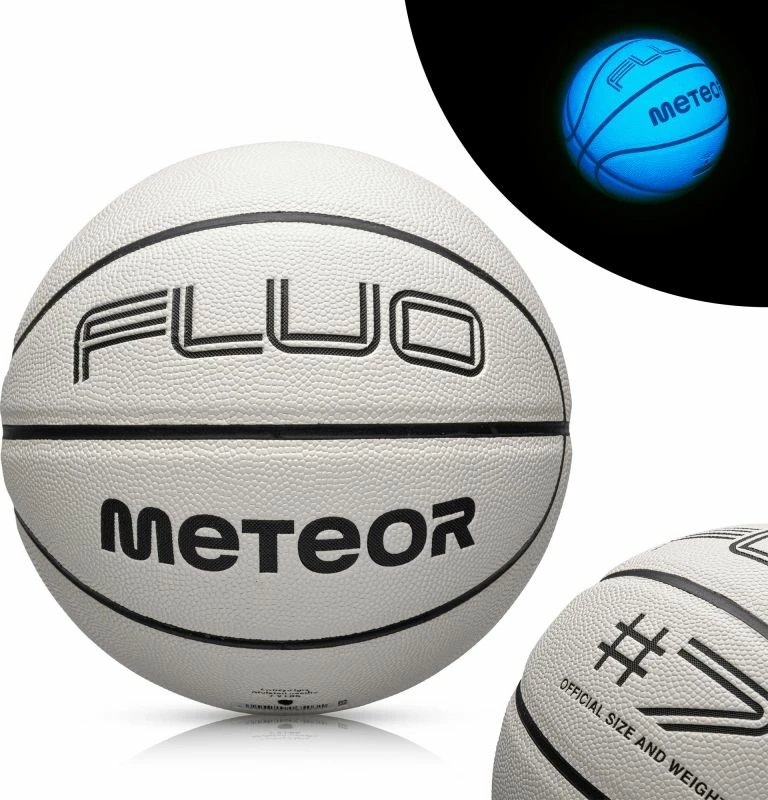 Top basketbolli Meteor, gri/argjend [Madhësia: Standarde]