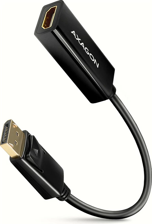 Adapter DisplayPort në HDMI Axagon RVD-HI14N, 4K/30Hz, i zi