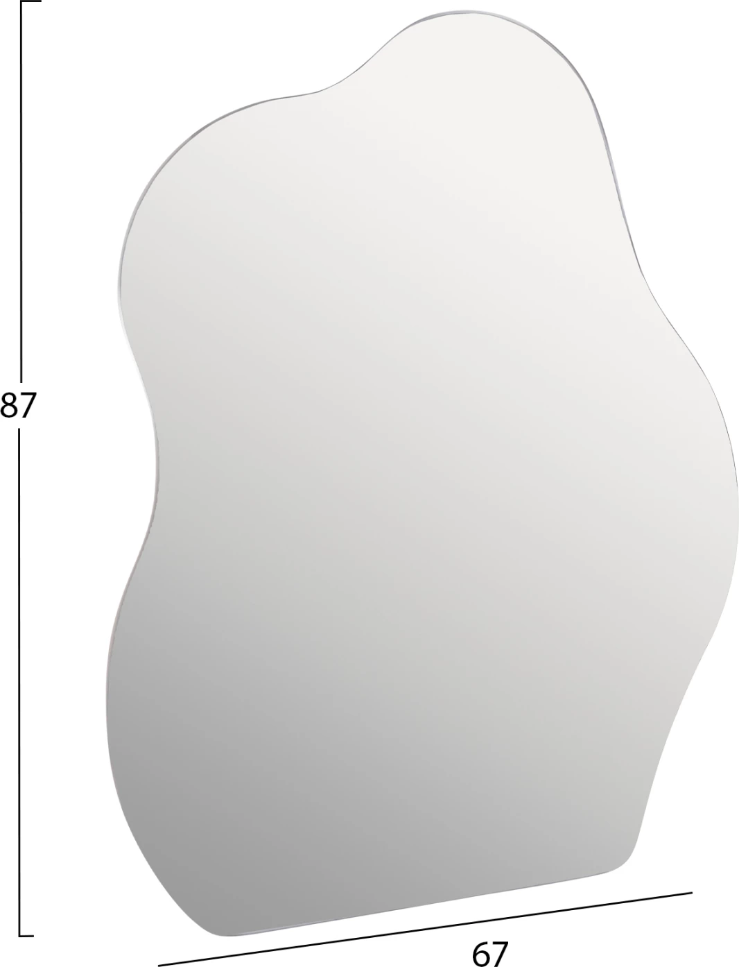 Pasqyrë muri TORCH FH4495 kornizë MDF-LED 67x87Hcm.