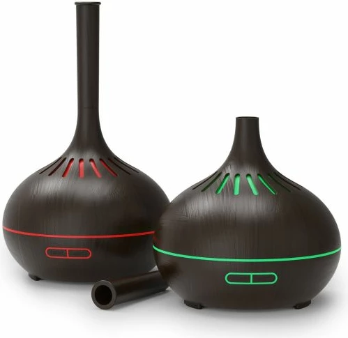 Diffuzor vajrash ANJOU ADA023-D 400 ml, LED, timer 1/3/6 orë, fikje automatike, dru i errët