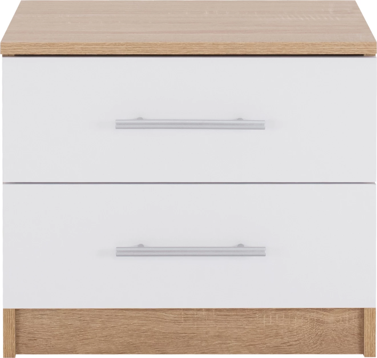 Komodinë nate, FH2220.06, sonama-bardhë, 48x40,5x41,5 cm