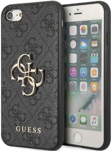 Mbështjellës Guess GUHCI84GMGGR për iPhone 7/8/SE 2020/2022, hardcase, gri