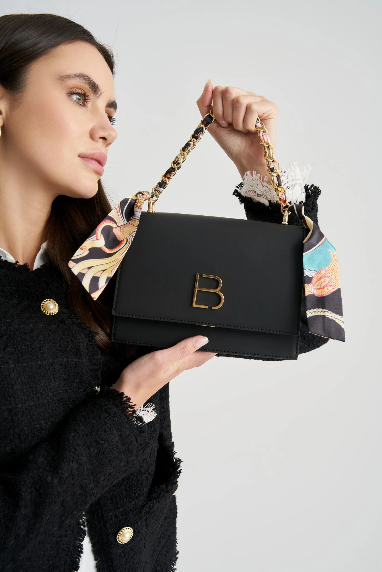 Çantë crossbody Lucky Bees, 918, e zezë