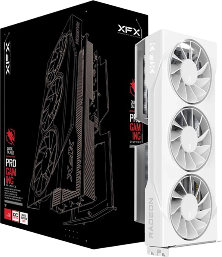 Kartelë grafike XFX Swift AMD Radeon RX 9060 XT OC 16GB GDDR6 128-bit, White