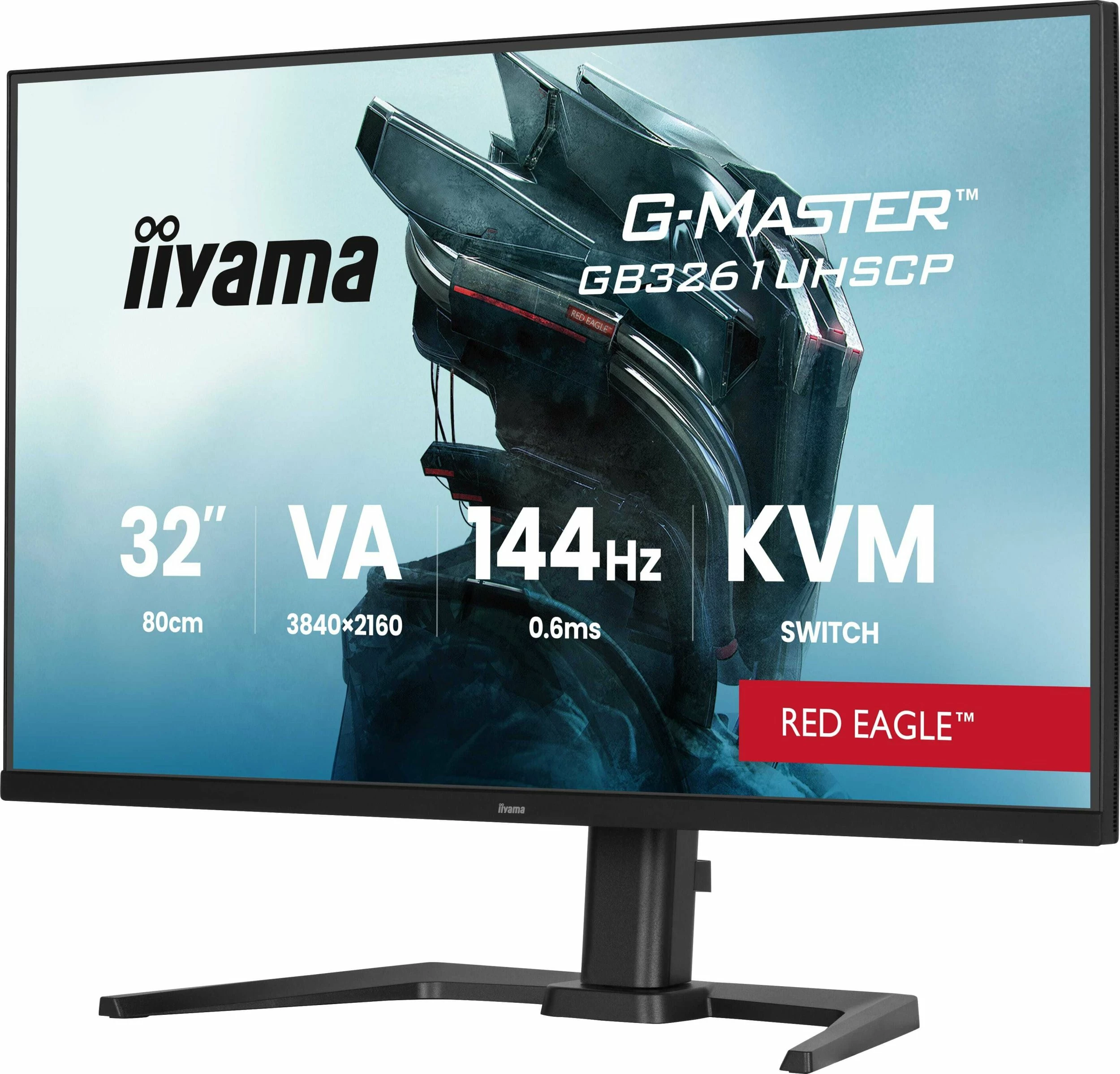 Monitor gaming iiyama G-Master GB3261UHSCP-B1 31.5\" 4K UHD 144Hz VA KVM, i zi