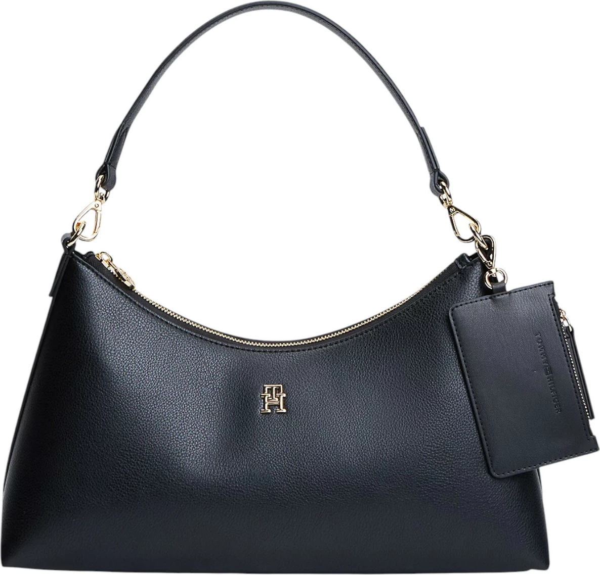 Çantë krahu për femra Tommy Hilfiger TH Icon AW0AW18720, e zezë