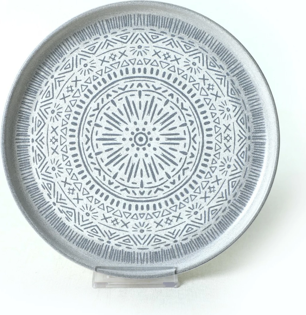 Set enësh për drekë, qeramikë, 24 copë, ngjyrë guri, Hermia Concept, X0001491700000000000000000