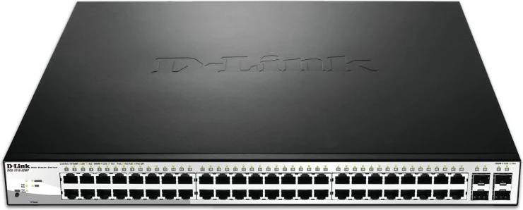Switch D-Link DGS-1210-52MP, Managed, L2, Gigabit Ethernet, PoE
