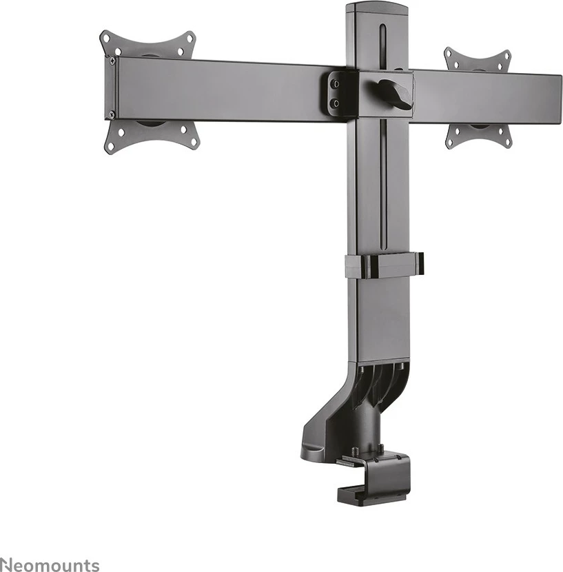 Mbajtës tavoline Neomounts FPMA-D860DBLACK, 2 ekrane, 27", i zi
