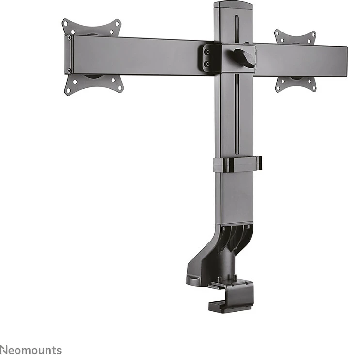 Mbajtës tavoline Neomounts FPMA-D860DBLACK, 2 ekrane, 27", i zi