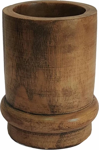 Vazo druri Cedar, ngjyrë kafe, 15x15x18cm