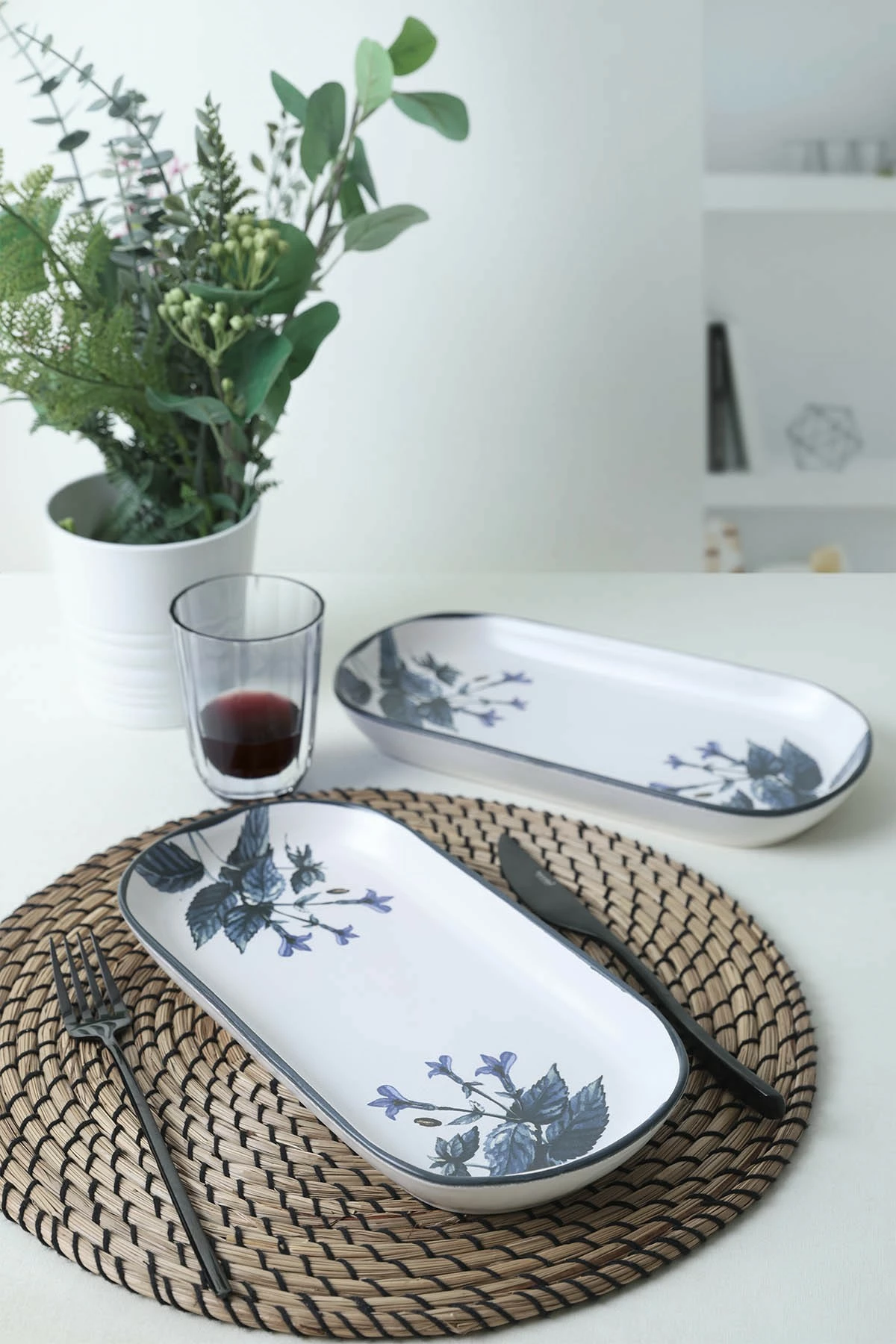 Set pjatash servirëse (2 copë), Hermia Concept, X00018836