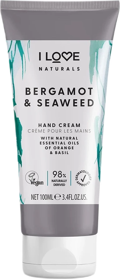 Krem për duar për femra I Love Naturals Bergamot & Seaweed 100ml